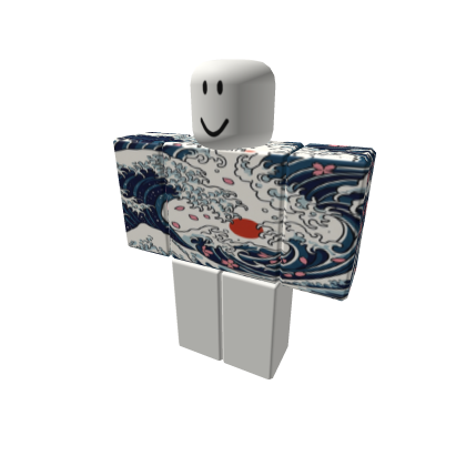 Great Wave Tattoo Shirt Red Sun Sakura