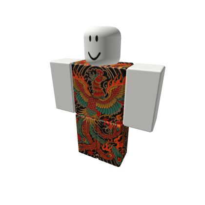 Phoenix Flame Irezumi Pants Maple Fire